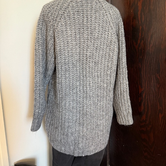 Zara Oversized Open Cardigan - grey color | Size S - Picture 5 of 7